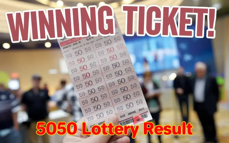 5050 lottery result